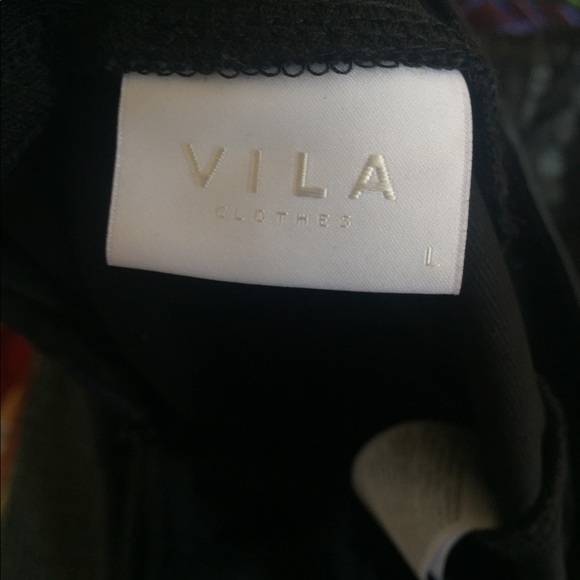 Faux leather detail  pencil skirt - Picture 4 of 4